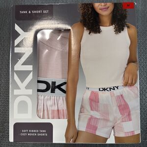 DKNY Tank & Shorts Set Pajamas Medium NWT
